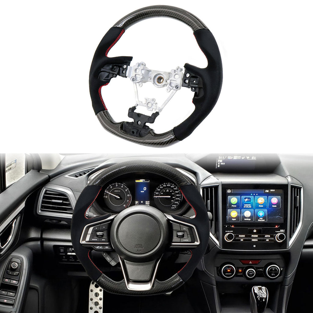 2017-2019 Impreza Carbon Fiber Steering Wheel