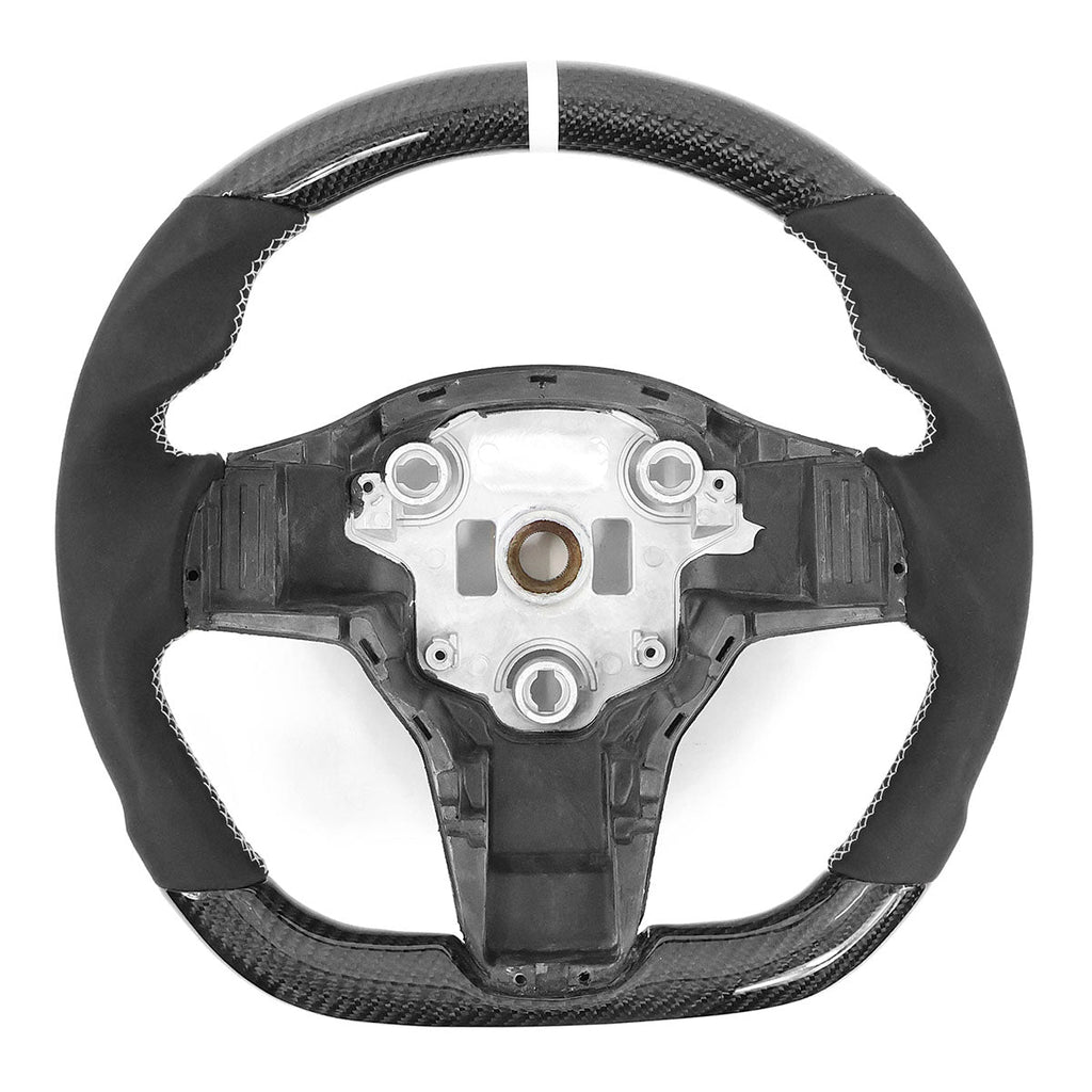 2017-2023 Tesla 3 Y Carbon Fiber Steering Wheel