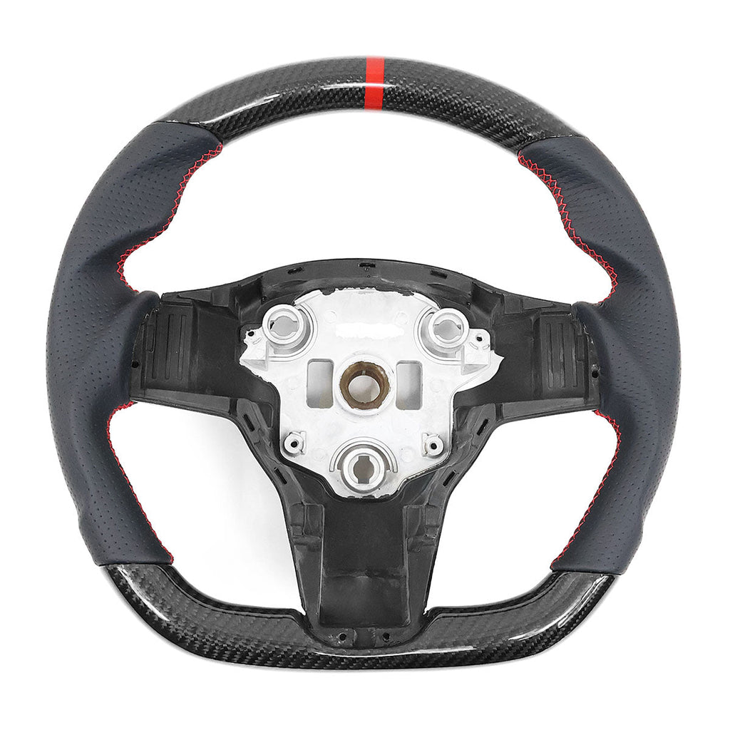 2017-2023 Tesla 3 Y Carbon Fiber Steering Wheel