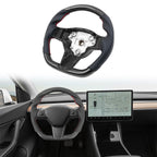 2017-2023 Tesla 3 Y Carbon Fiber Steering Wheel