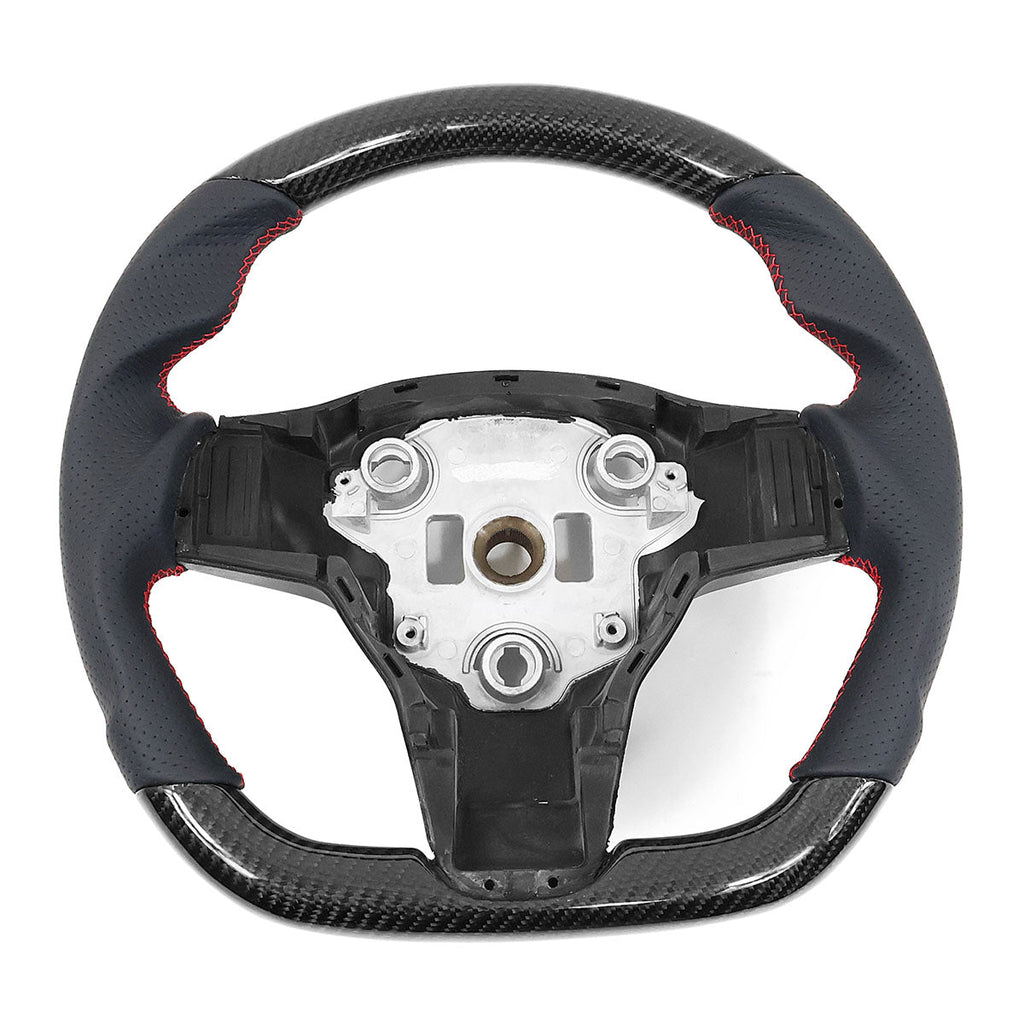 2017-2023 Tesla 3 Y Carbon Fiber Steering Wheel
