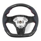 2017-2023 Tesla 3 Y Carbon Fiber Steering Wheel