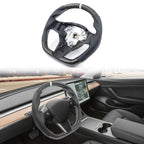 2017-2023 Tesla 3 Y Carbon Fiber Steering Wheel