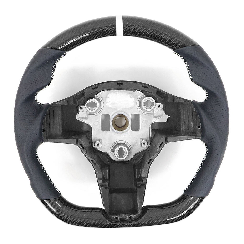2017-2023 Tesla 3 Y Carbon Fiber Steering Wheel