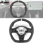 2017-2023 Tesla 3 Y Carbon Fiber Steering Wheel