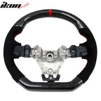 2015-2021Â Subaru WRX STI Steering Wheel Red Stitch Line CF Alcantara