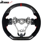 2015-2021Â Subaru WRX STI Steering Wheel Red Stitch Line CF Alcantara
