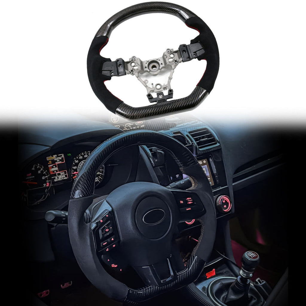 2015-2021 WRX & STI Steering Wheel Carbon Fiber