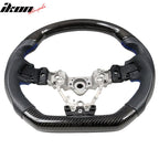 2015-2021 Subaru WRX STI Steering Wheel Matte CF + Perforated Leather
