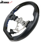 2015-2021 Subaru WRX STI Steering Wheel Matte CF + Perforated Leather
