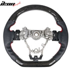 2015-2021Â WRX & STI CF Perforated Leather Red Stitch Steering Wheel