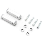 Universal Aluminum Hood Vent Spacer Riser Kit (Black / Purple / Silver)