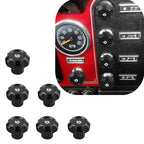 Jeep CJ-5 / CJ-7 / CJ-8 Billet Aluminium Dash Knob Set 1976 - 1986 (6-Piece Set)