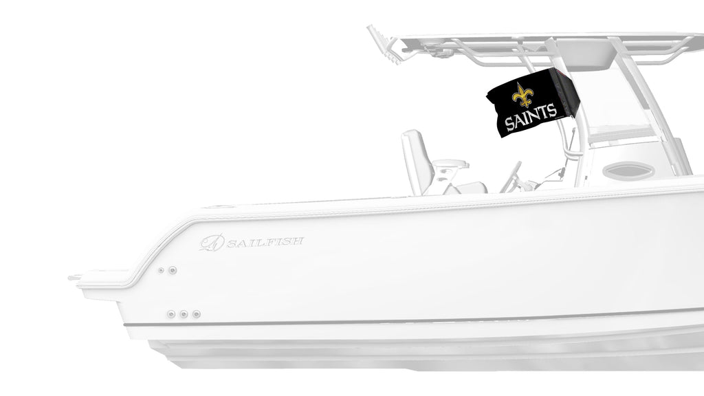 New Orleans Saints 11"x17" Forever Wave Flag for Boats