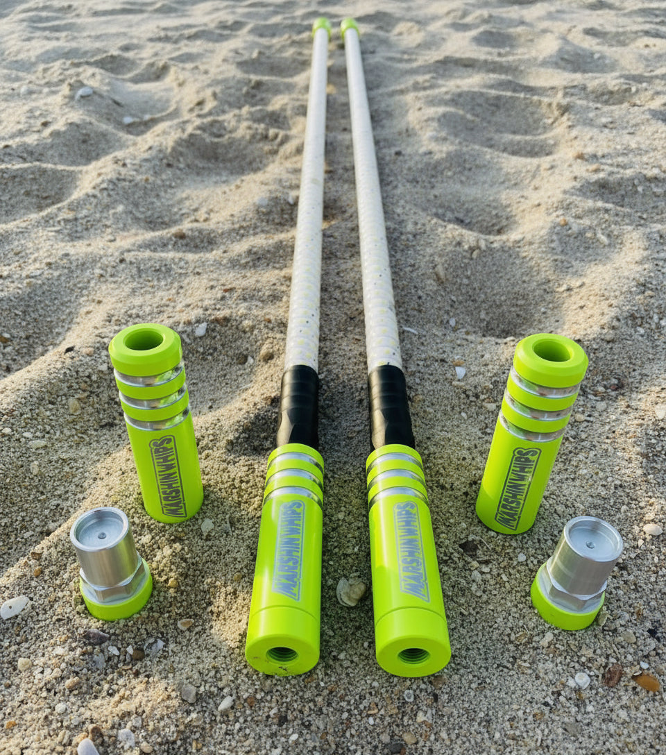 Game Changer LED Whip Set - Red, White & Blue Edition by Marshin Whips