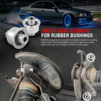 BMW E36 / E46 3 Series & E85 / E86 / E89 Z4 Rear Control Arm Outer Spherical Bushing Kit 1992 - 2016 (Replaces 33326775551 / 33326771828 / 33321136311)