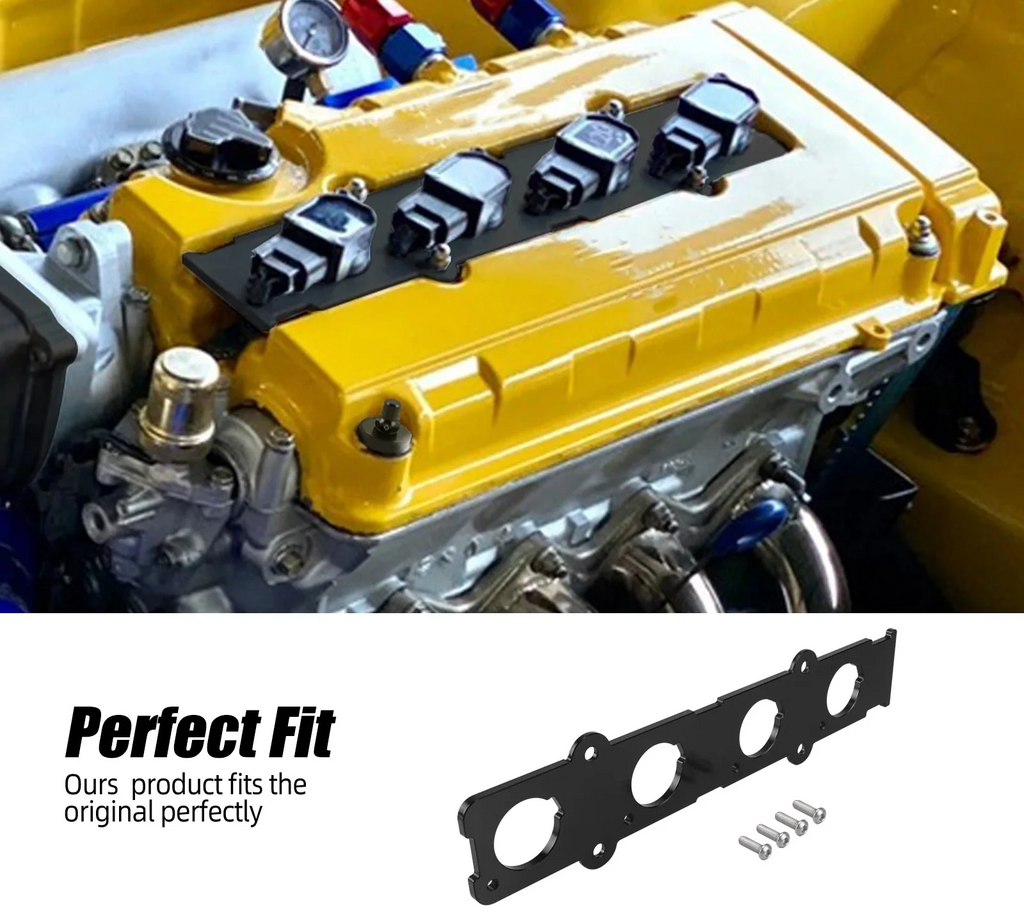 Honda Civic Si / Del Sol Si & Acura Integra B16 / B18 VTEC Coil-On-Plug COP Conversion Adapter Plate (K20 / K24 / S2000 Coils)