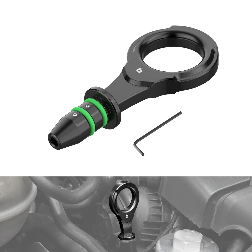 VW Golf MK7 / MK8 GTI R, Audi A3 / S3 / TT / Q3, SEAT Leon Cupra & Skoda Octavia vRS Billet Aluminium Oil Dipstick Handle for EA888 Gen 3 1.8 / 2.0 TSI (2013 - Up)