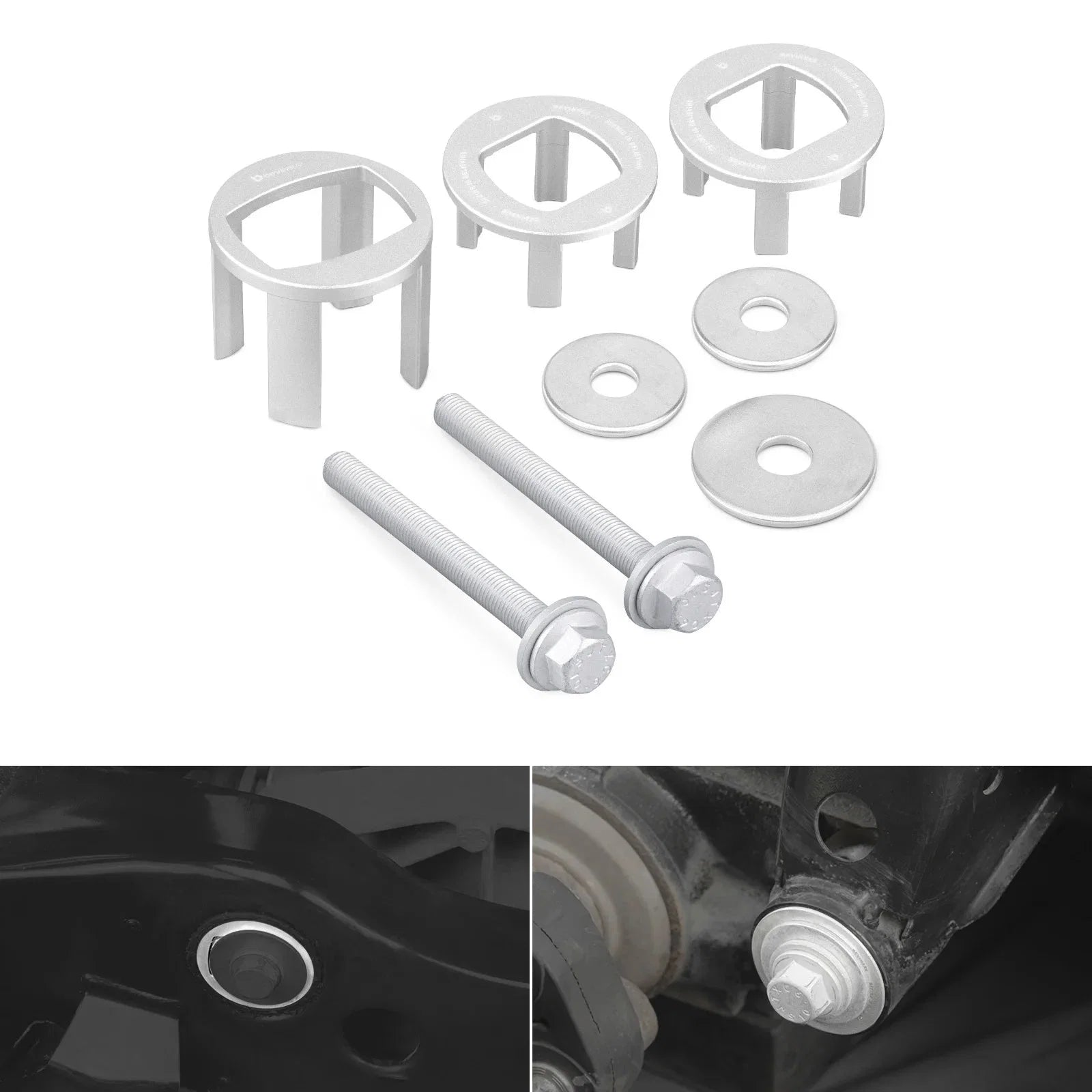 BMW E81 / E82 / E87 / E88 1 Series & E90 / E91 / E92 / E93 3 Series Billet Aluminium Rear Differential Mount Insert Kit 2005 - 2013 (Excludes 1M / M3)