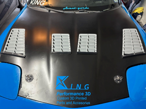 King Performance 3D Corvette C5 Hood Vent Kit