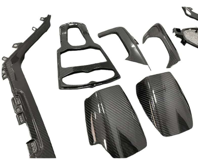 Carbon Fiber Interior Trim Replacement Set for Lamborghini Huracan - Bull Boost Performance