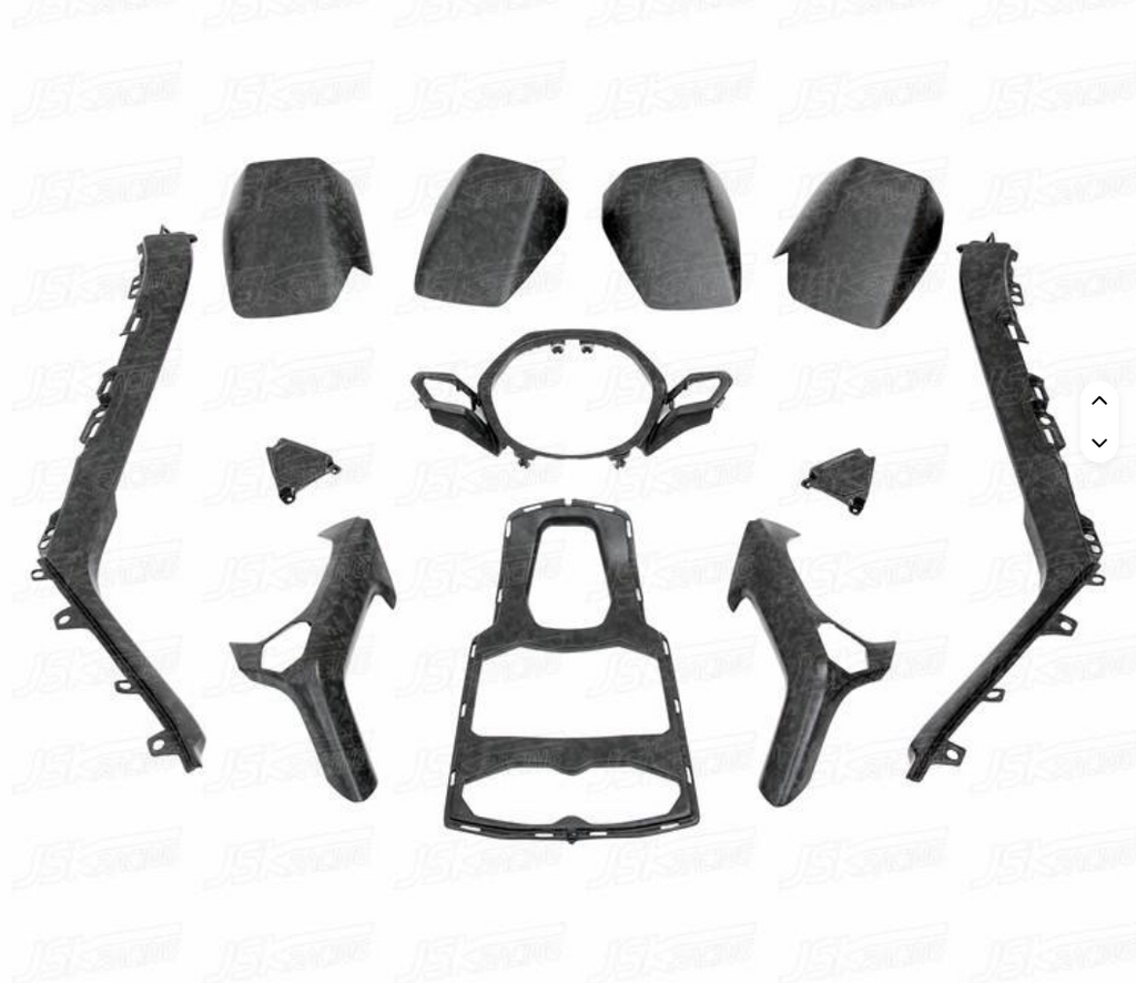 Carbon Fiber Interior Trim Replacement Set for Lamborghini Huracan - Bull Boost Performance
