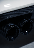 BMW M Power Universal Fit Carbon Fiber Dual Muffler Tips