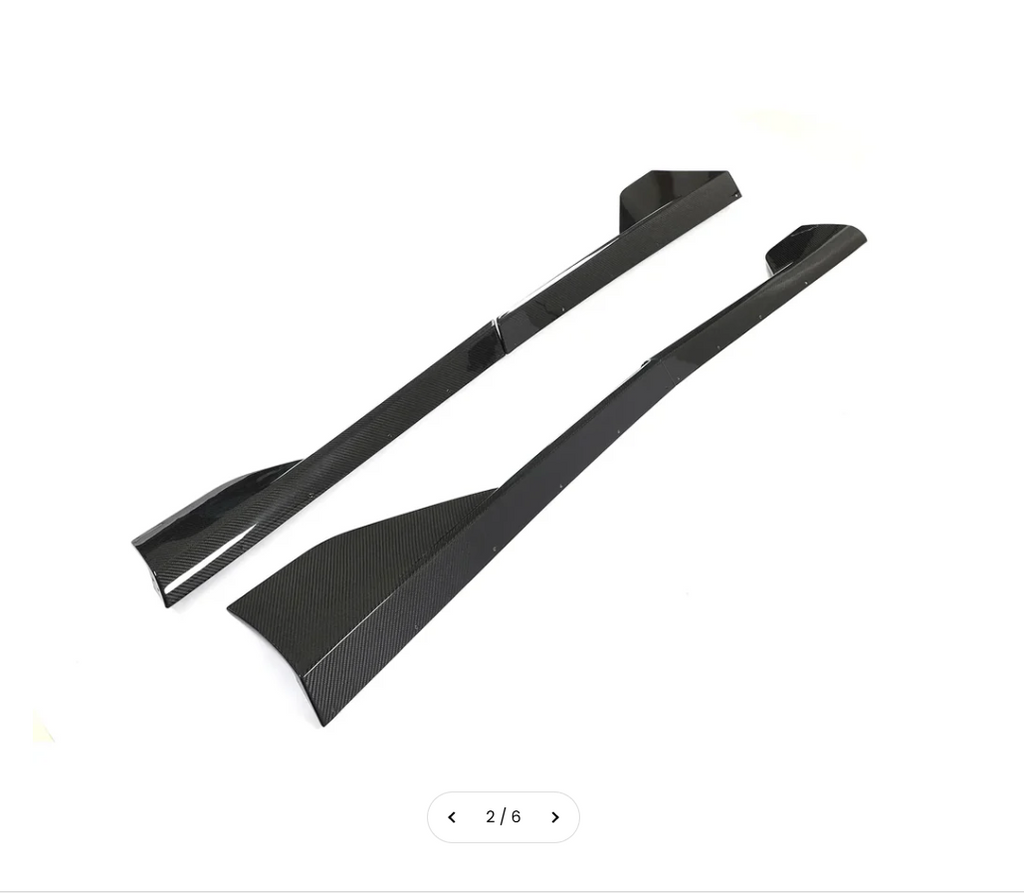 600LT Style Carbon Fiber Side Skirts for McLaren 570S 570GT - Bull Boost Performance