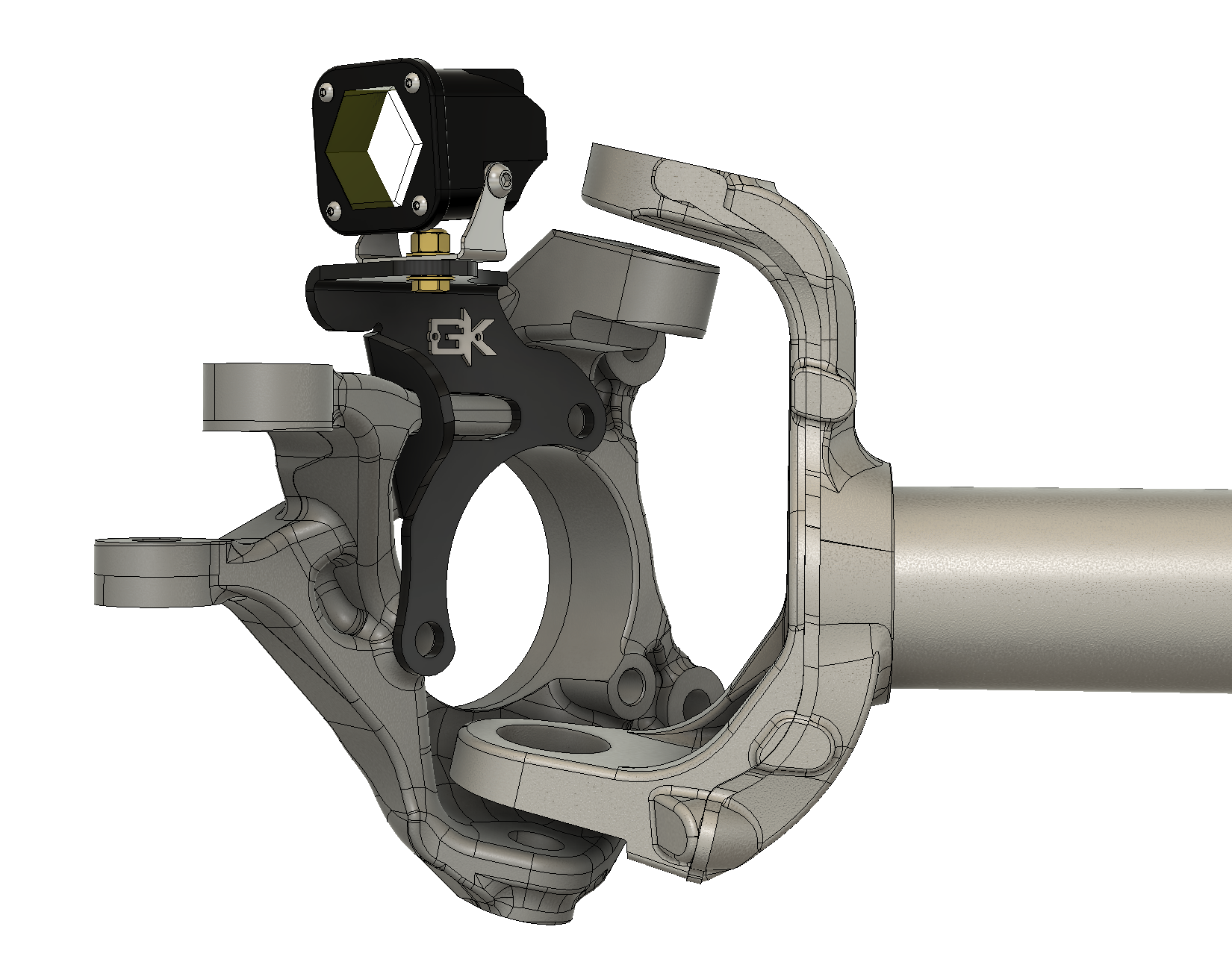 Jeep JK Steerable Knuckle Pod Light Mounts (2007-2018 Wrangler) By Gatekeeper Off-Road