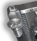 ECP 1982 - 2002 S10 LSX Aluminum Conversion Radiator - Dual Fans And Aluminum Shroud