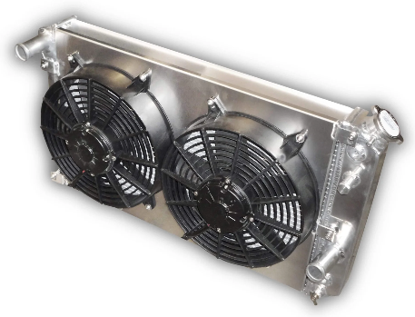 ECP Chevy S10 V8 Aluminum Conversion Radiator Engineered Cooling Products