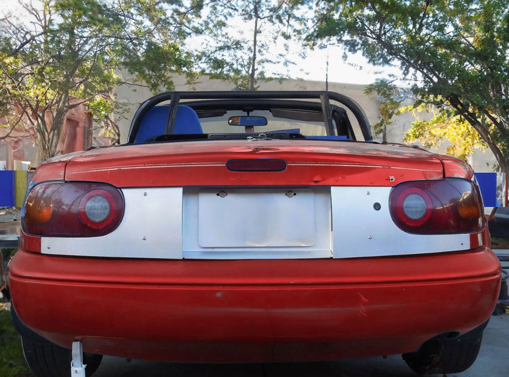 Miata Aluminum Rear Finish Panel Replace Upgrade for Mazda MX5 MX-5 NA - Bull Boost Performance