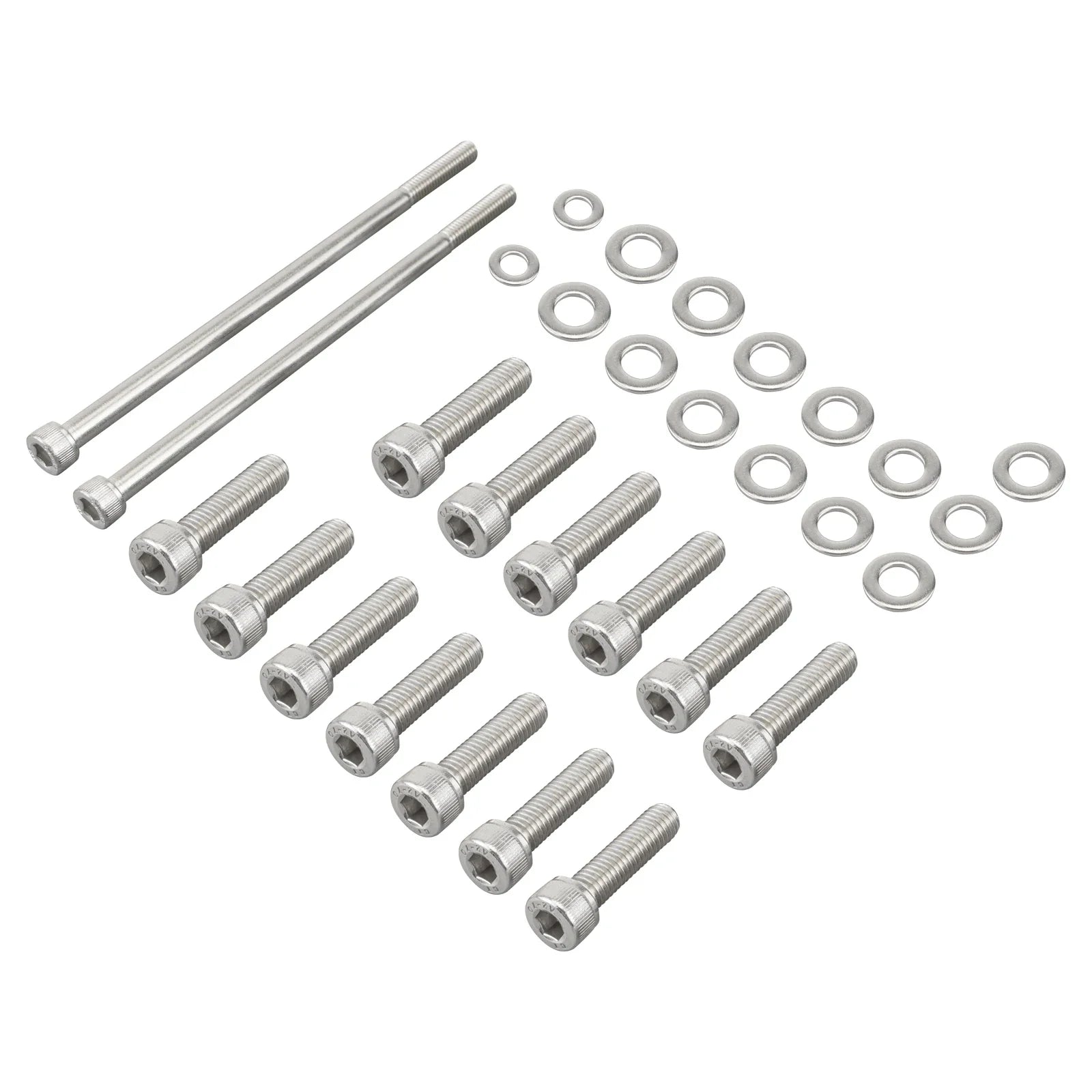 Chevy LS / LSX V8 Stainless Steel Oil Pan Bolt Kit for LS1 / LS2 / LS3 / LS6 / LS7 & Vortec 4.8L / 5.3L / 6.0L / 6.2L Truck Engines (Gen III / Gen IV)