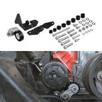 Chevrolet LS Gen 3 / Gen 4 Truck & SUV Passenger Side Low Mount A/C Compressor Bracket Kit for Sanden SD7B10 / 7176 Compressor (1999 - 2013)