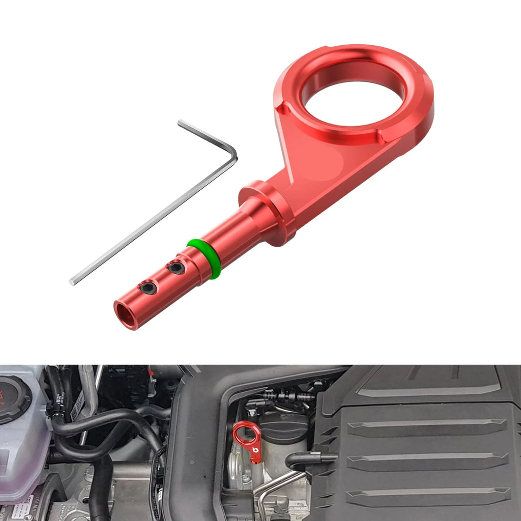 VW Golf MK7 MK8 / Passat / Tiguan / Audi A1 A3 Q2 Q3 / Seat / Skoda EA211 1.0 1.4 TSI Billet Aluminum Oil Dipstick Handle 04E115611AC 2008 - 2024