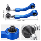 BMW E60 / E61 5 Series & E63 / E64 6 Series Adjustable Rear Upper Camber Control Arms 2003 - 2010 (Includes M5 / M6 / Replaces 33306772241 / 33306772242 / 33326774793 / 33306774794)