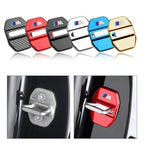 BMW Carbon Fiber Car Door Lock Cover Sticker Set (4-Piece) for E30 / E36 / E39 / E46 / E60 / E70 / E87 / E90 / E91 / F10 / F20 / F30