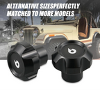 Jeep CJ-5 / CJ-7 / CJ-8 Billet Aluminium Dash Knob Set 1976 - 1986 (6-Piece Set)