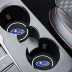 Subaru Silicone Anti-Slip Car Cup Holder Coaster 2-Piece Set for Forester / Impreza / Outback / Legacy / Tribeca / WRX / XV