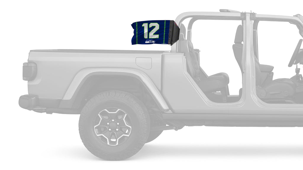 Seattle Seahawks 12th Man 11"x17" Forever Wave Flag