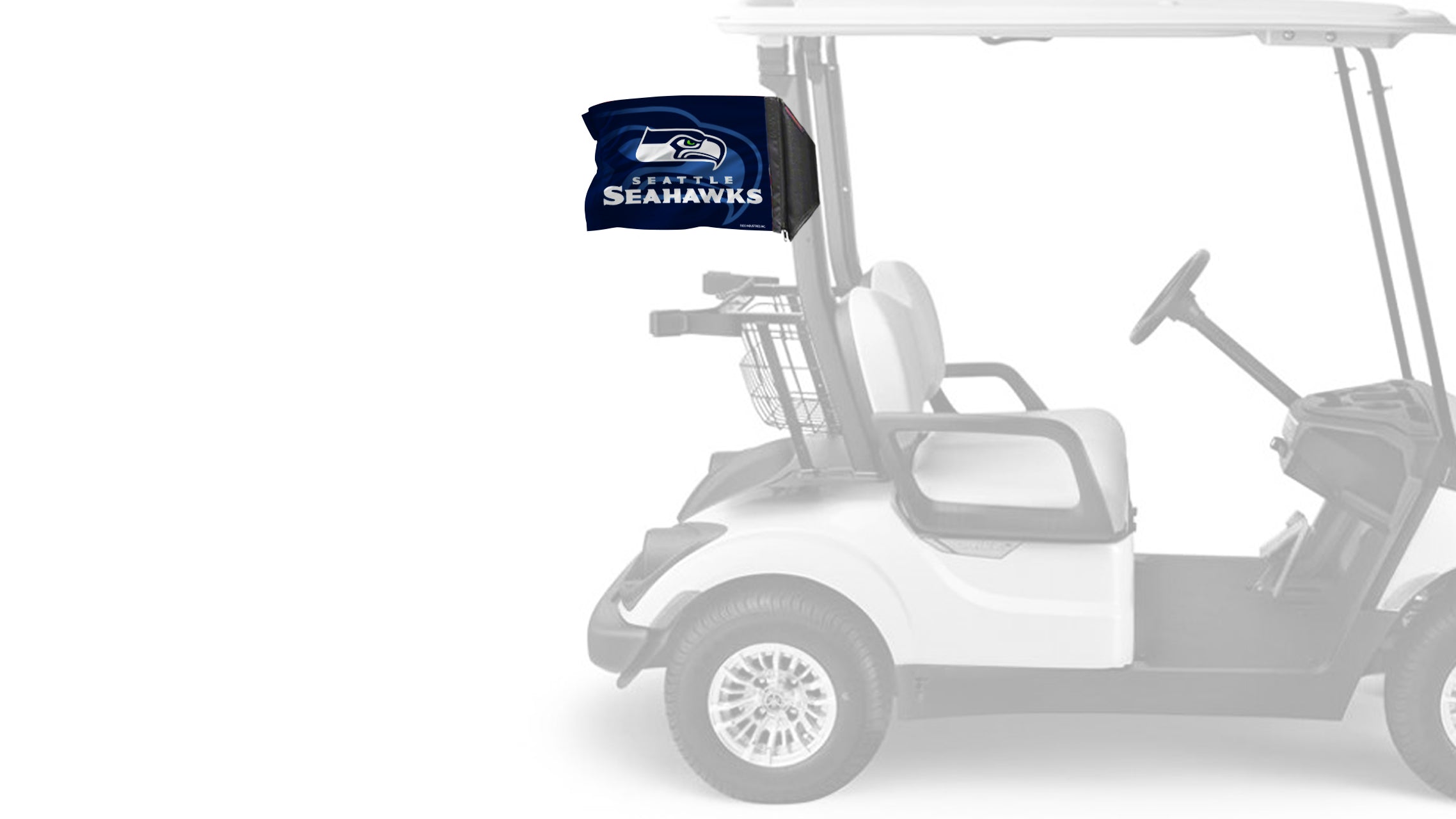 Seattle Seahawks 11"x17" Forever Wave Flag for Golf Carts