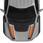 Custom Matte Black Engine Hood Stripe Kit | Front Graphics for Ford Raptor / Mustang