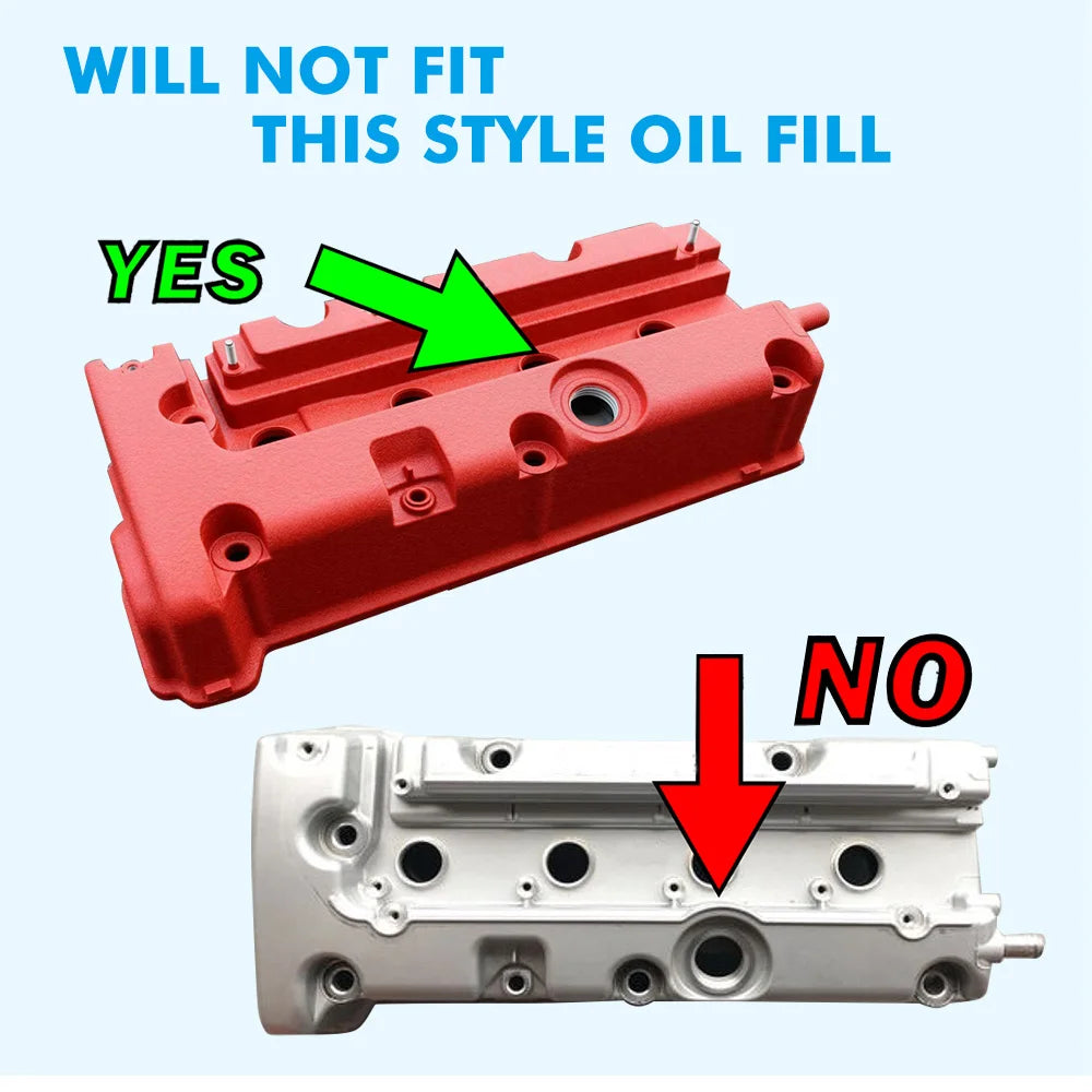 Honda Accord / Civic / CR-V / Acura K Series K20 K24 Dry Carbon Fiber Spark Plug Cover