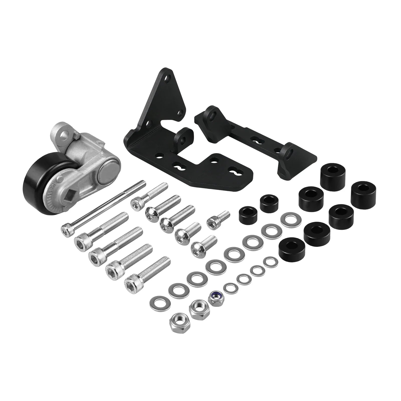 Chevrolet LS Gen 3 / Gen 4 Truck & SUV Passenger Side Low Mount A/C Compressor Bracket Kit for Sanden SD7B10 / 7176 Compressor (1999 - 2013)