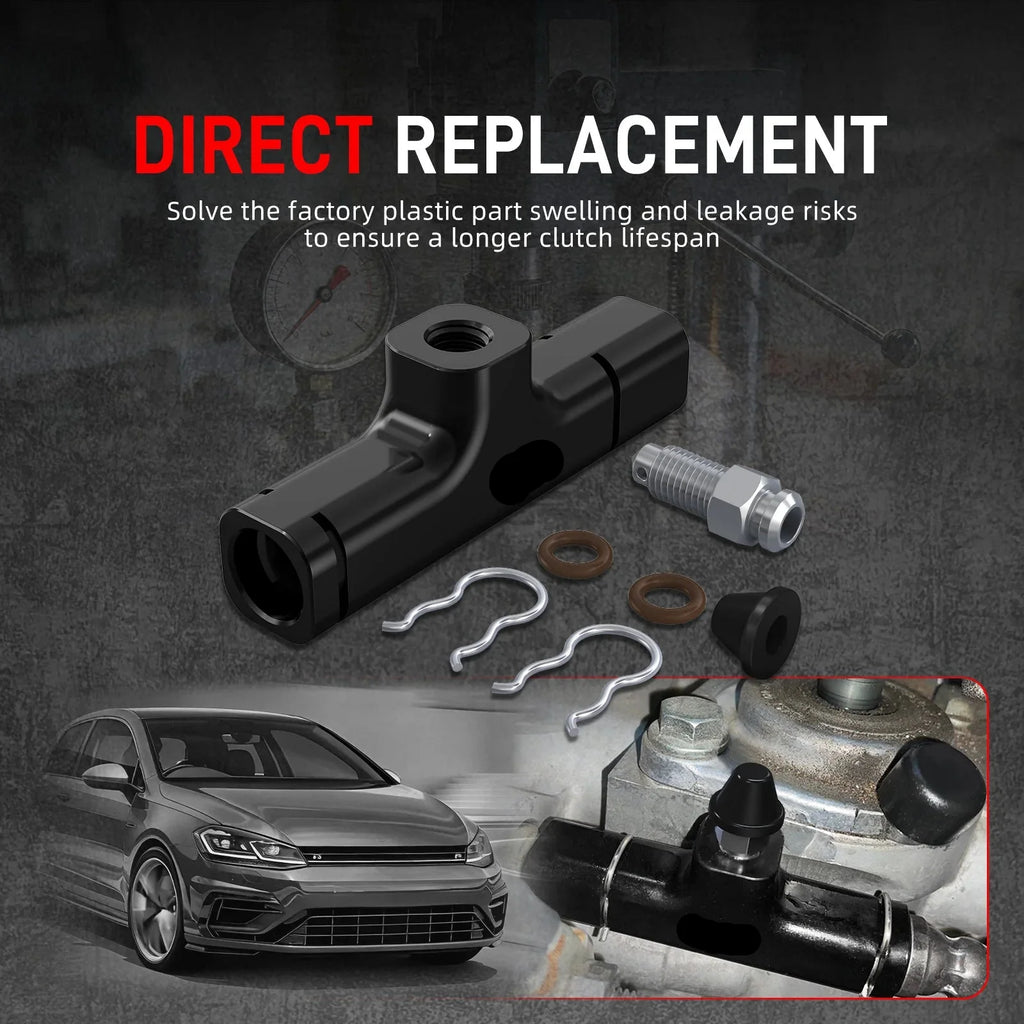 VW Golf / GTI / Jetta / Passat B6 / Tiguan, Audi A3 8P / TT, SEAT Leon & Skoda Octavia 02M / 02Q 6-Speed Billet Aluminium Clutch Master Cylinder Mod Kit (Replaces 1J0721468C)