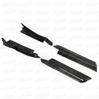 A S Style Carbon Fiber Side Skirts for Porsche Cayman 718 16-18 - Bull Boost Performance