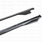 Carbon Fiber Side Skirts Extensions for Porsche Cayman 718 16-19 - Bull Boost Performance