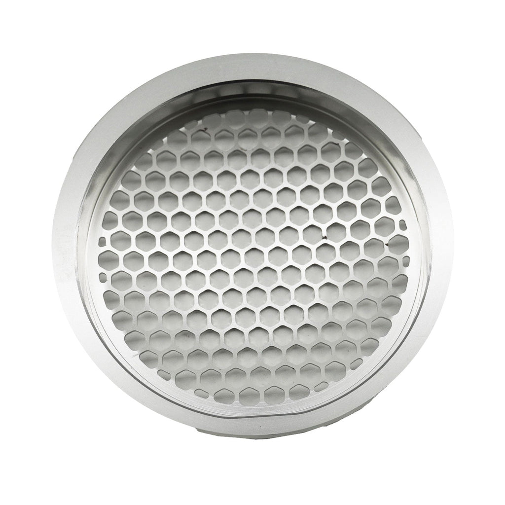 Silver Billet 4" Inch Turbo Inlet Guard Velocity Stack Adapter Bellmouth Intake Hex - Bull Boost Performance