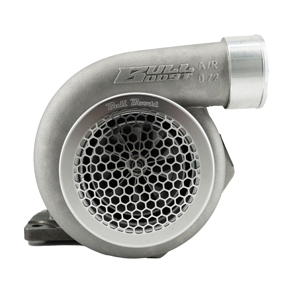Billet 4" Inch Turbo Inlet Guard Velocity Stack Adapter Bellmouth Intake Hex - Bull Boost Performance