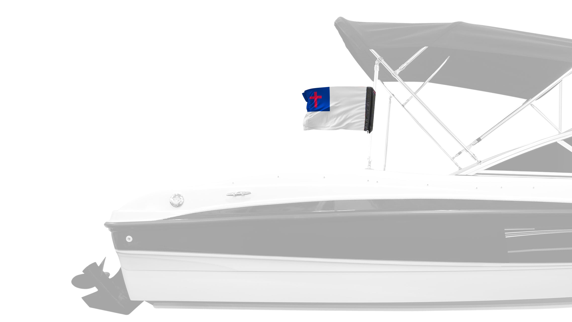 Christian 12"x18" Forever Wave Flag